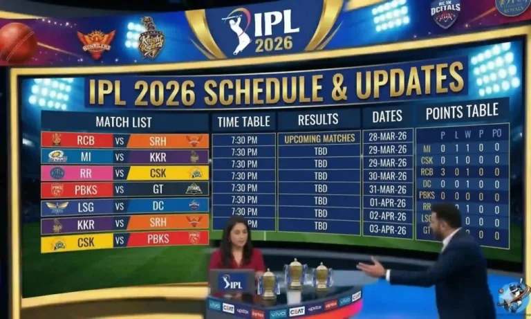 IPL Points Table Update: Tracking Team Standings Through the Season